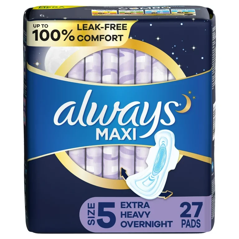 ALWAYS MAXI EXTRA HEAVY OVERNIGHT WITH FLEXI WINGS 27’S