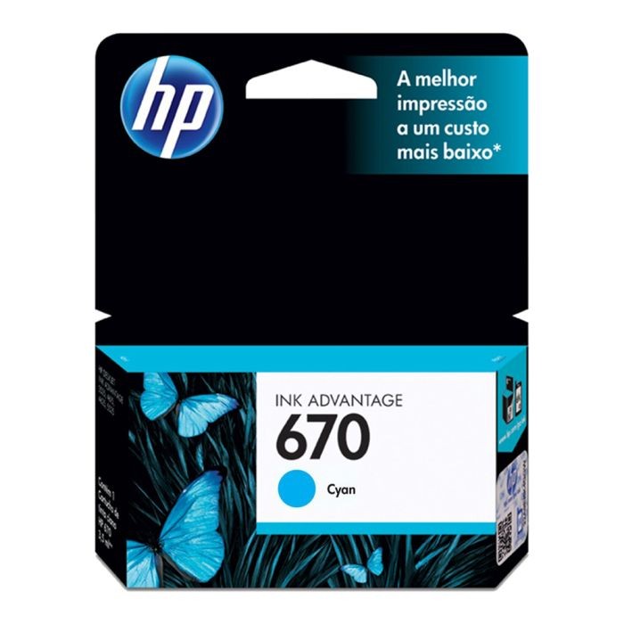 HP 670 - Cyan - Original