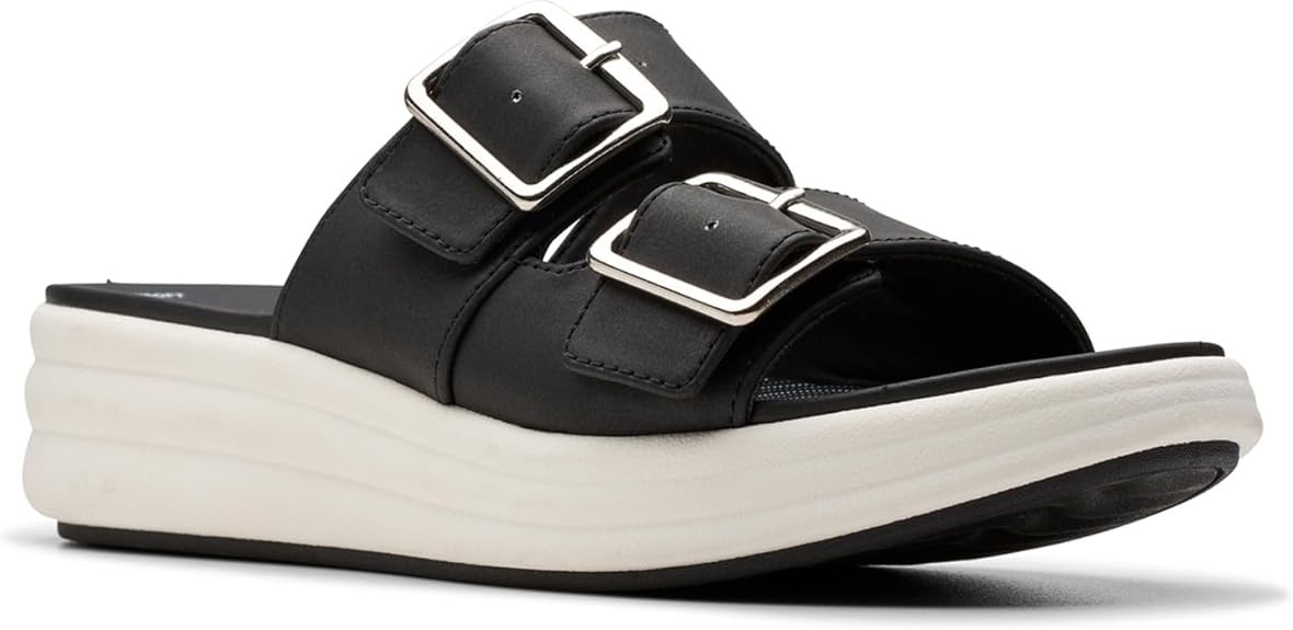 Clarks Womens Drift Buckle ( Black)