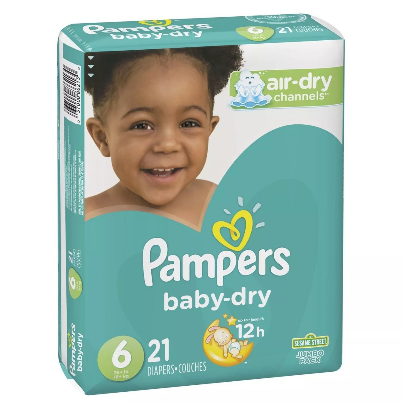 PAMPERS BABY DRY JUMBO #6 21s