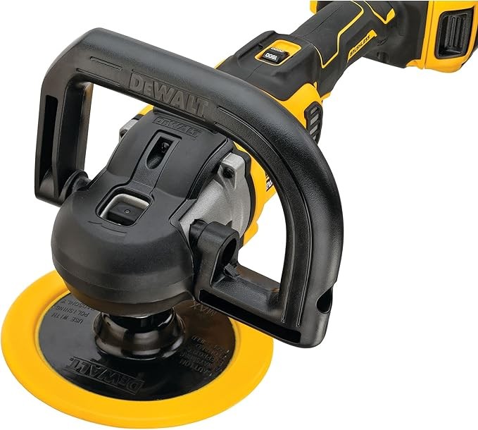 DEWALT 20V MAX* XR Cordless Polisher Kit, Rotary, Variable Speed, 7-Inch, 180 mm (DCM849P2)