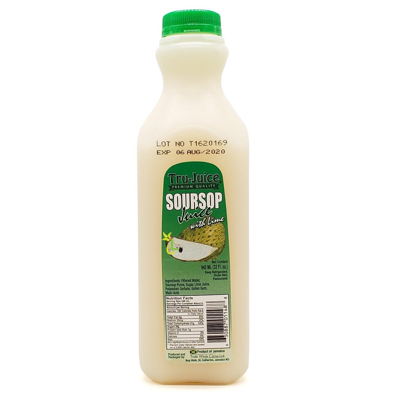 TRU-JUICE SOURSOP LIME 945ml