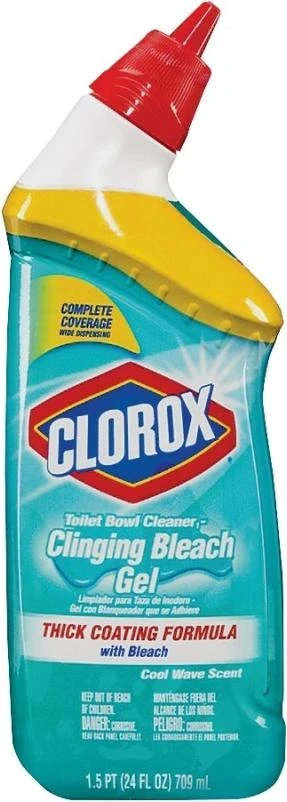 CLOROX T/BOWL CLEANER CLINGING BLEACH GEL 709ML