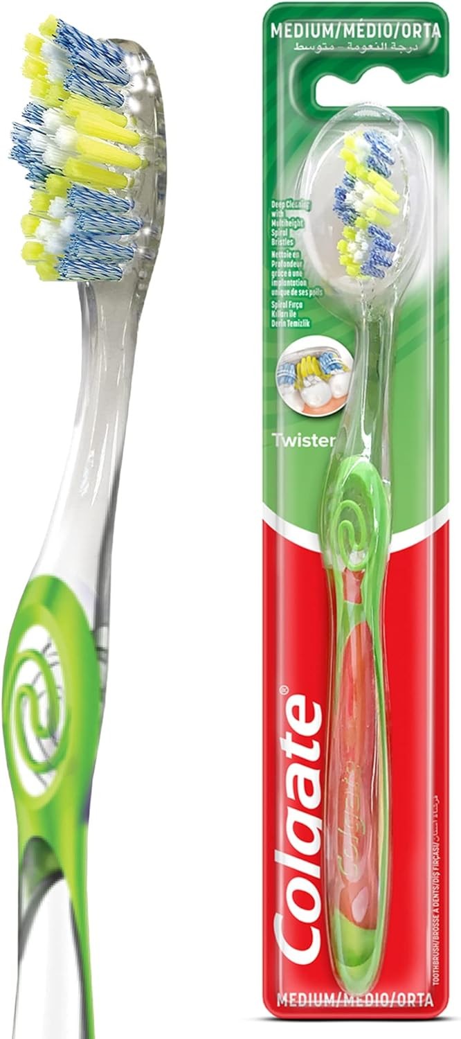 Colgate Twister Toothbrush Medium 1Ct