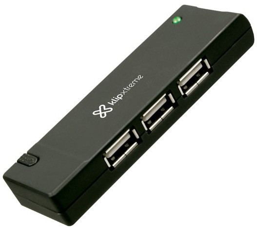 Klip Xtreme KUH-400B - Hub - 4 x USB 2.0
