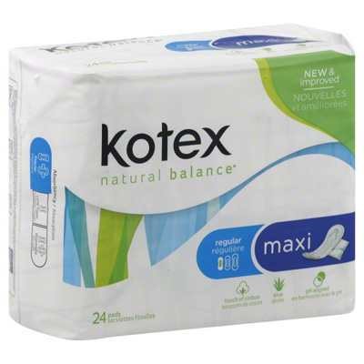 KOTEX MAXI N/BALANCE REG.24’S