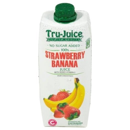 TRU-JUICE 100% STRAWBERRY BANANA 500ml