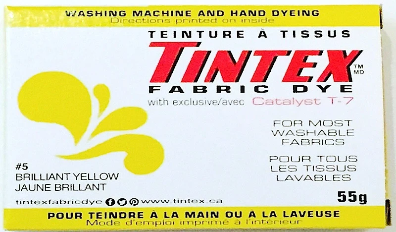 Tintex Fabric Dye Brl/Yellow 5