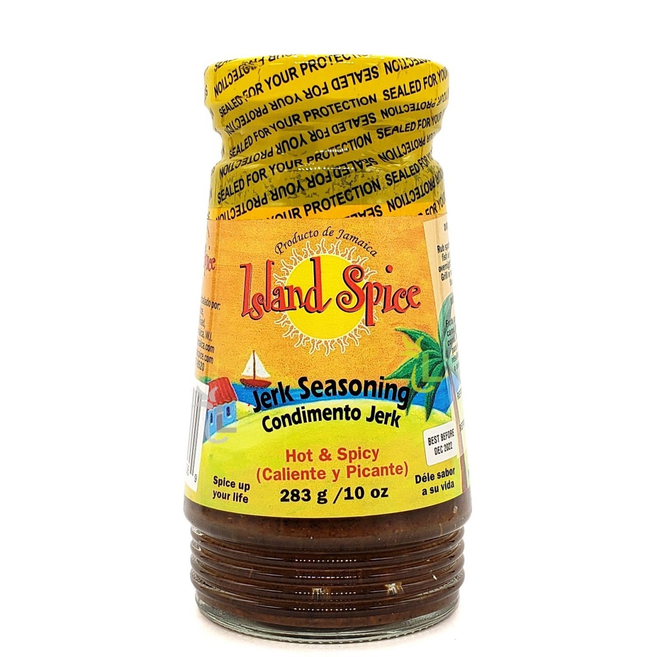 ISLAND SPICE JERK SEASONING HOT 10oz