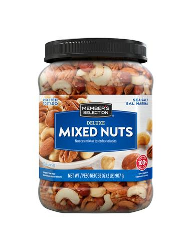 Member's Selection Toasted and Salted Deluxe Mixed Nuts 32 oz