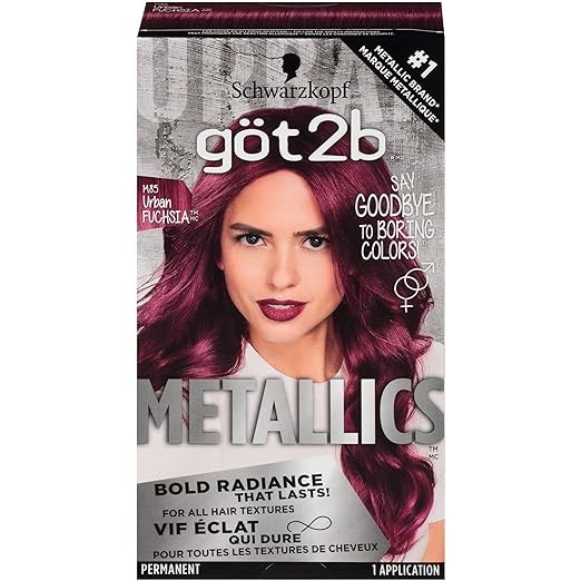 Got2b Metallics Permanent Hair Color Urban Fuchsia