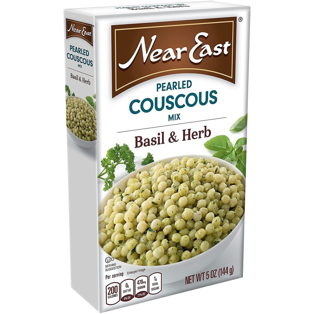 NEAR EAST COUSCOUS PEARL BASIL 5oz