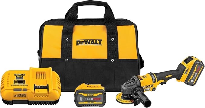 DEWALT FLEXVOLT 60V MAX* Angle Grinder with Kickback Brake Kit, 4-1/2-Inch to 6-Inch (DCG418X2)