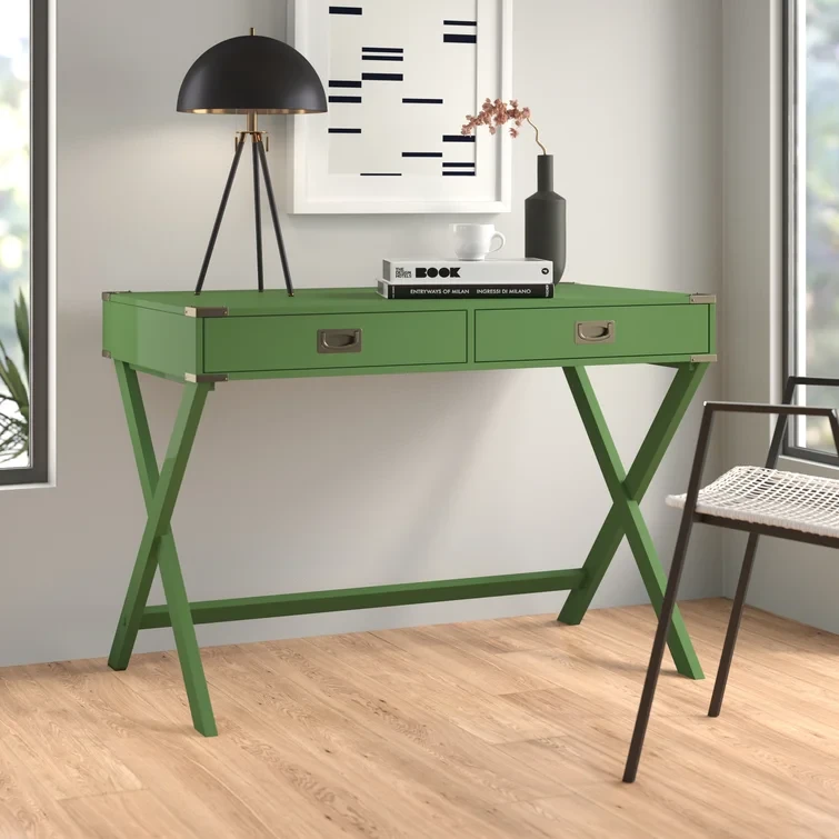 Marotta 42'' Green Writing Desk