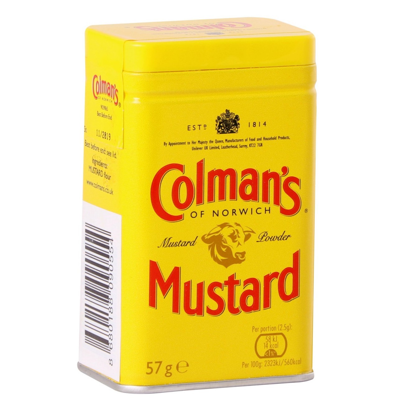 COLMANS ENG MUSTARD POWDER 57g