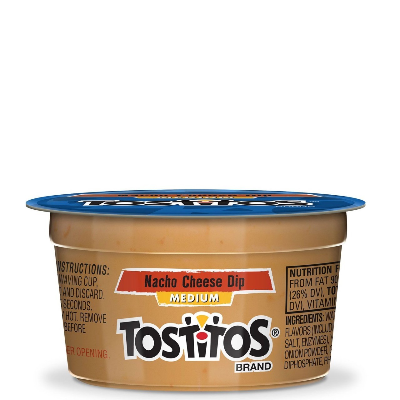 TOSTITOS NACHO CHEESE DIP MEDIUM 3.625oz