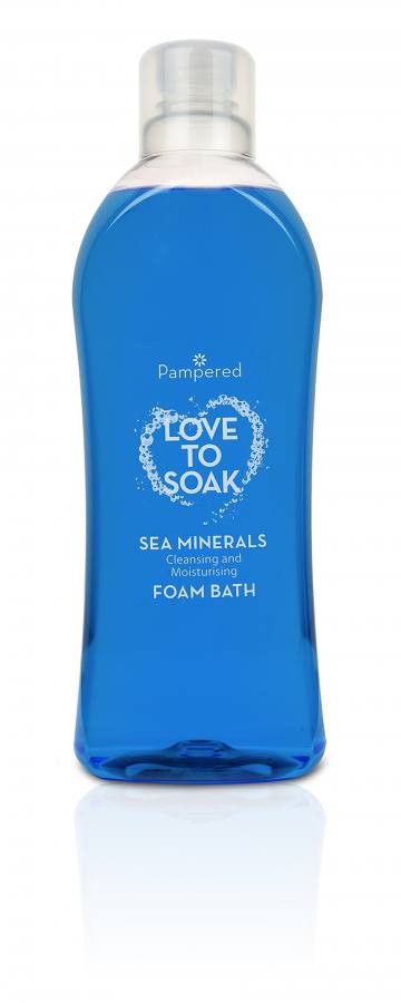 PAMPERED FOAM BATH SEA MINERAL 1L