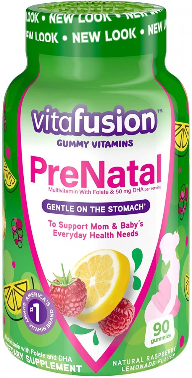 Vitafusion Prenatal Gummy Vitamins, 90 Count