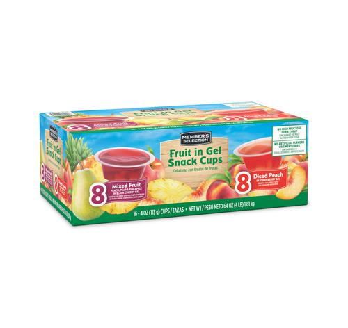 Member's Selection Mixed Fruit in Gel 16 Units / 4 oz