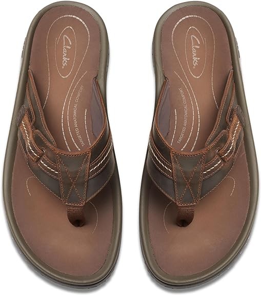 Clarks Mens Wesley Sun : Beeswax Leather
