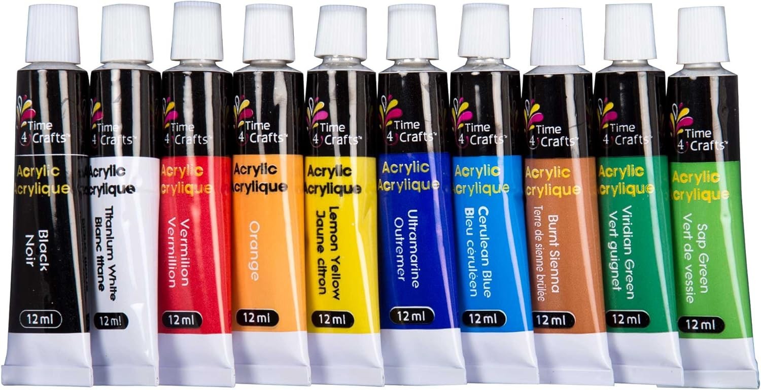 Time for Crafts, 10-pc Acrylic Paint