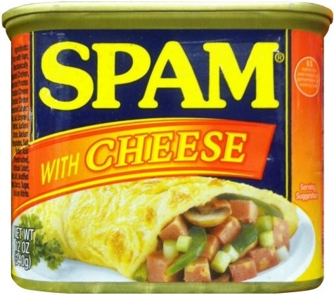 SPAM LUNCH MEAT CHEESE 12oz