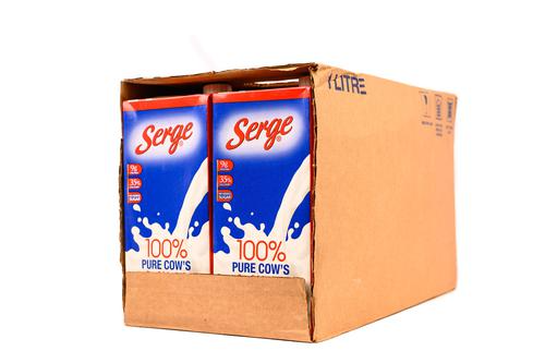 Serge Island Whole Milk 12 Units / 1 L