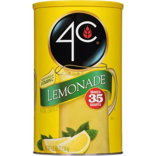 4C Lemonade Drink Mix 2.06 kg / 72.5 oz