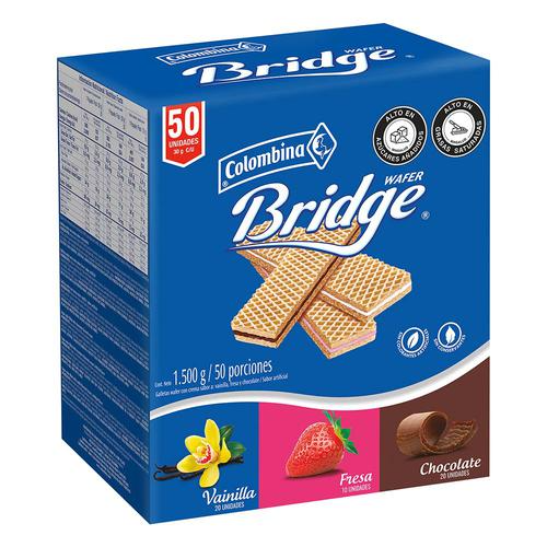 Bridge Assorted Wafers 50 Units / 30 g