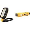 DEWALT LED Light, Powerful and Compact Work Light, Magentic Handle, USB-C Rechargeable (DCL182) & LED Flashlight, USB-C Rechargeable, Jobsite (DCL183)