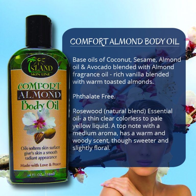 Island Skin Line Comfort Almond Body Oil 4fl