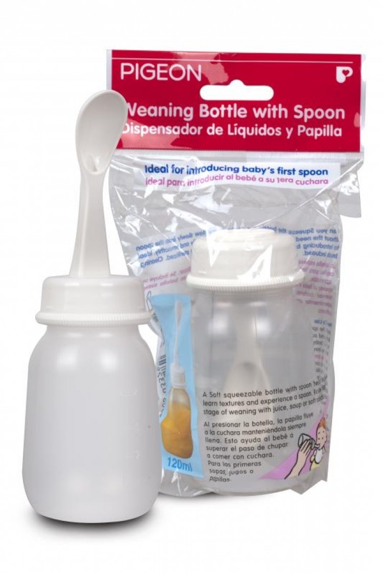 Pigeon Weaning Bottle With Spoon 240ml/8oz