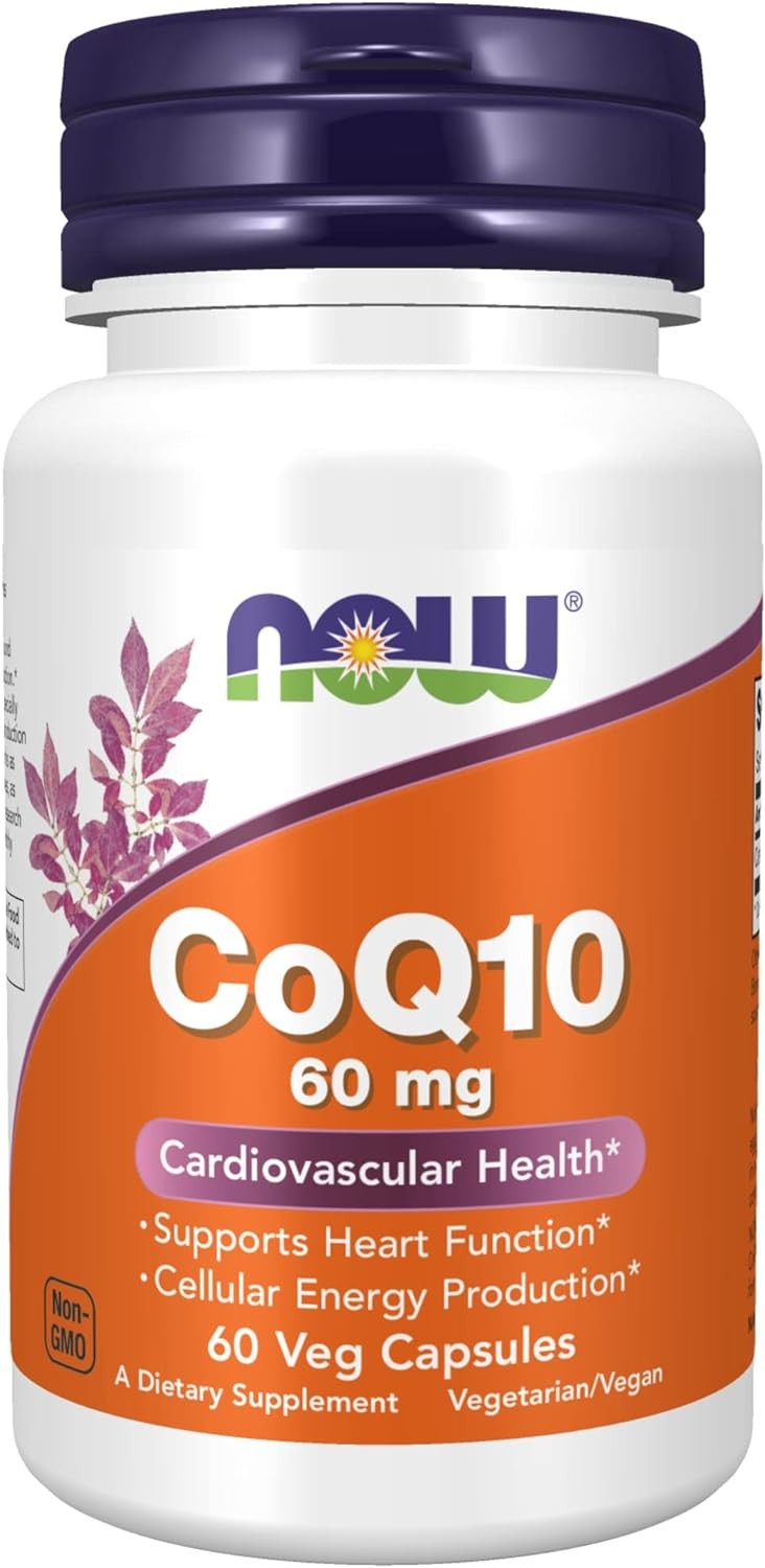 Now CoQ10 60 mg Veg Capsules