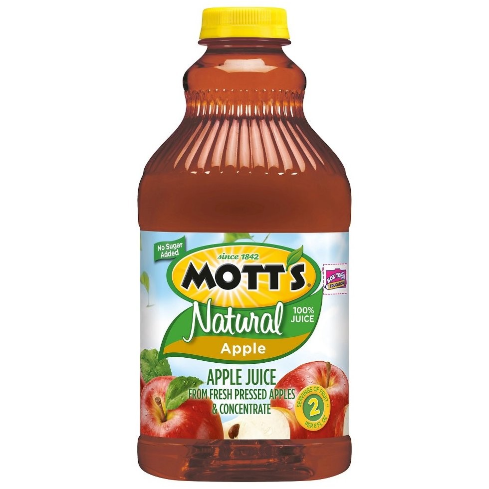 MOTTS 100% APPLE NATURAL 64oz