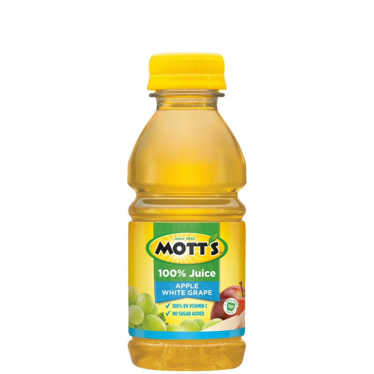 MOTTS 100% APPLE WHITE GRAPE 8oz