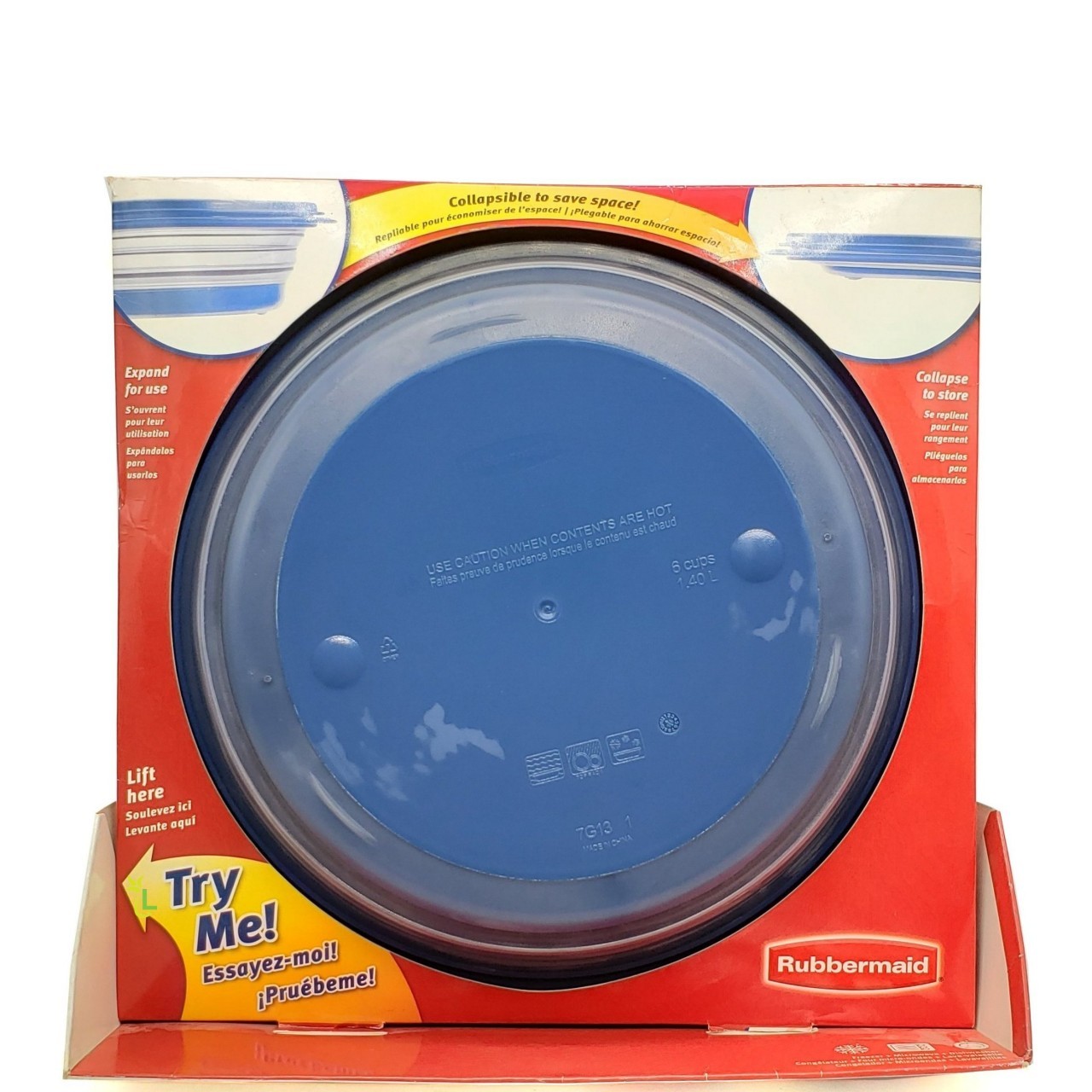 RUBBERMAID COLLAPSABLE CONT 1.4L