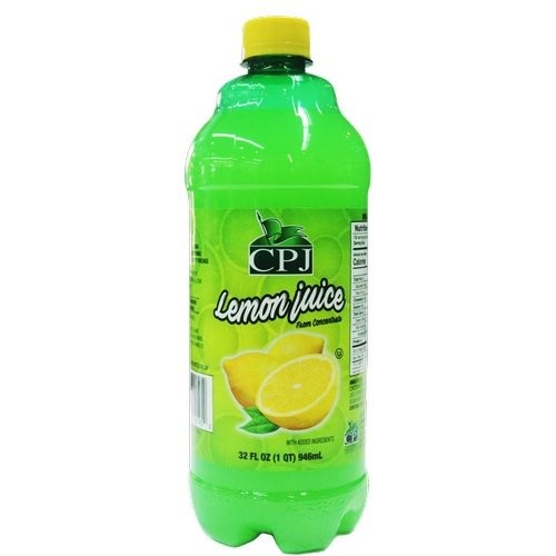 CPJ LEMON JUICE 32oz