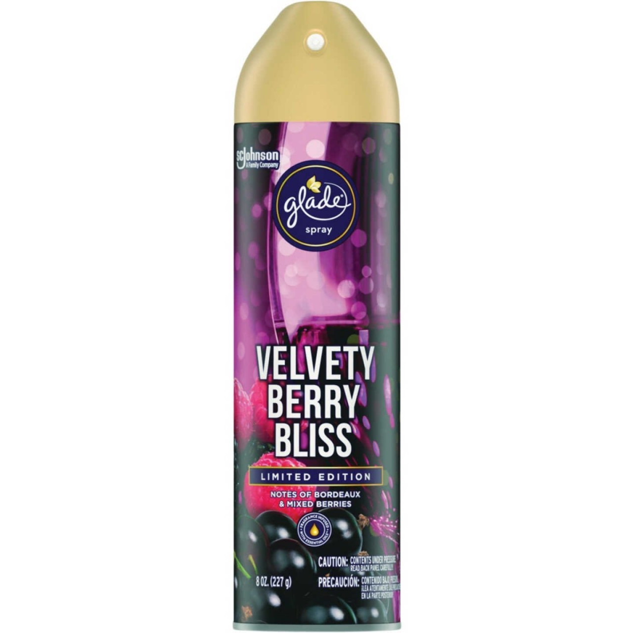 GLADE SPRAY VELVETY BERRY BLISS 8oz