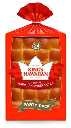 King's Hawaiian Sweet Rolls 24 Units