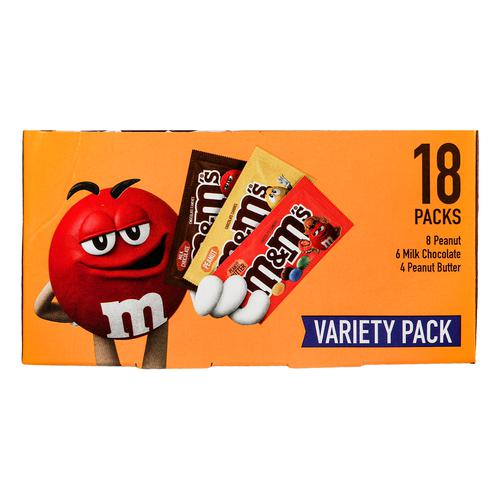 Mars M&M's Variety Pack 18 Units
