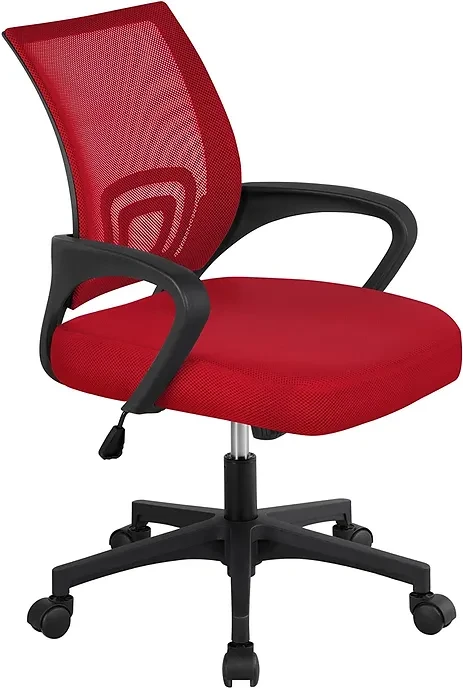 Yaheetech Mesh Chair Red