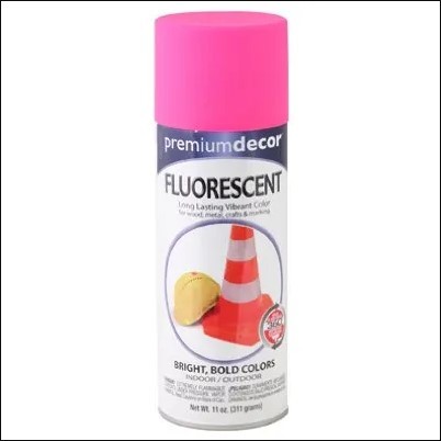 12oz. Fluoredcent Electric Pink Premium Decor Spray Paint