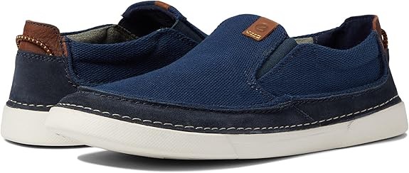 Clarks Men's Gereld Step Sneaker : Navy Combi