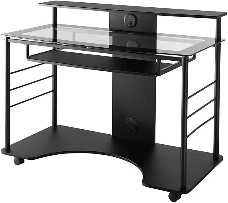 Realspace Mobile Tech Desk , Black