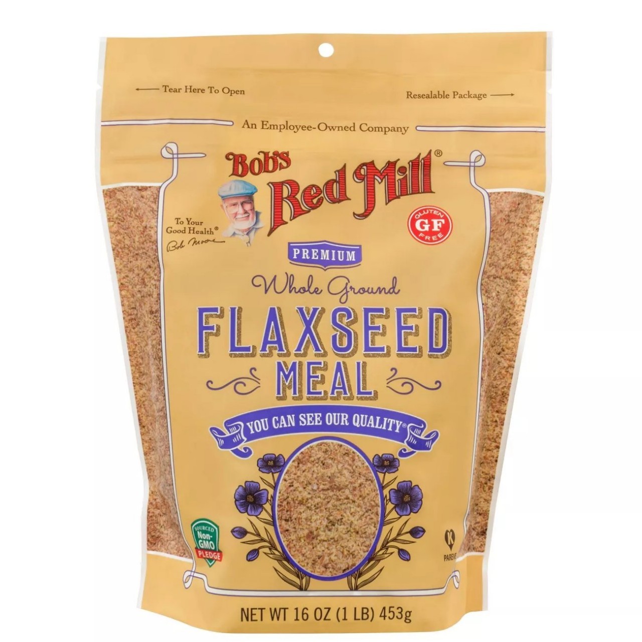 BOBS RED MILL FLAXSEED MEAL WG ORG 16oz