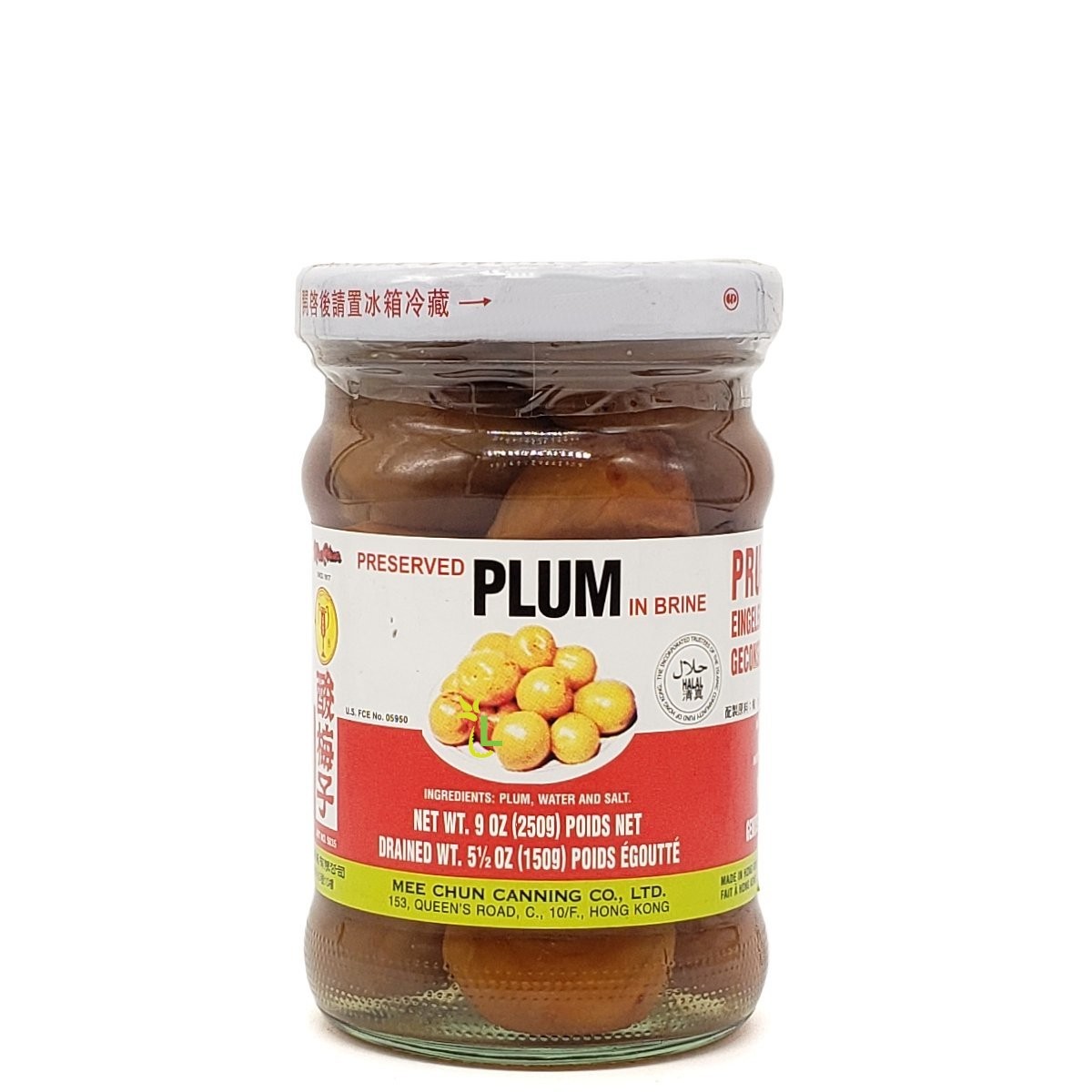 MEE CHUN PRESERVED PLUM I BRINE 9oz