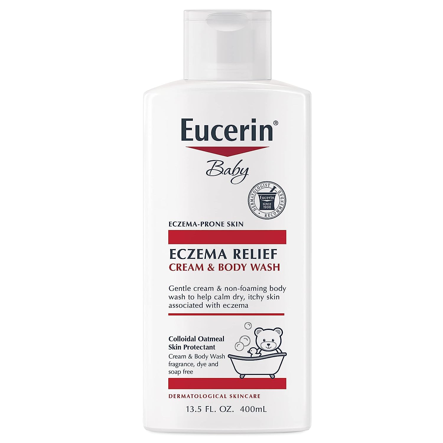 Eucerin Baby Eczema Relief Cream Body Wash, 13.5oz