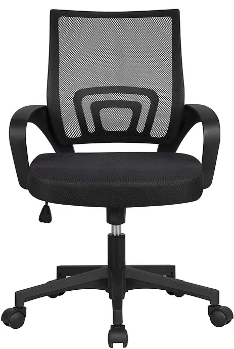 YAHEETECH Mesh Adjustable Chair Black