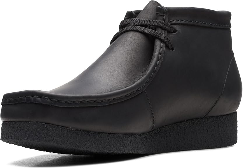 Clarks Men's Shacre Boot : Black Leather