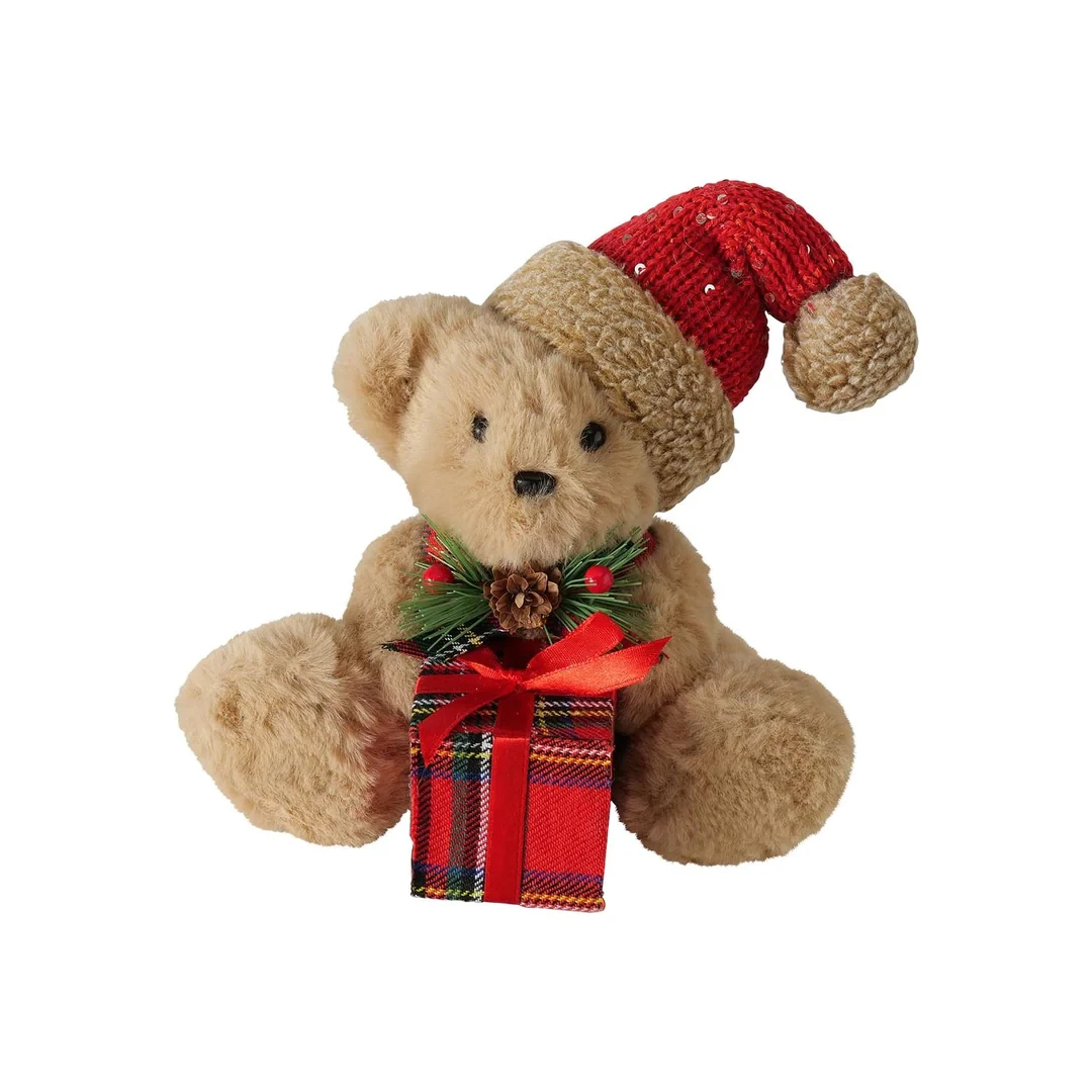 X-Mas Bear w/ Gift and Hat